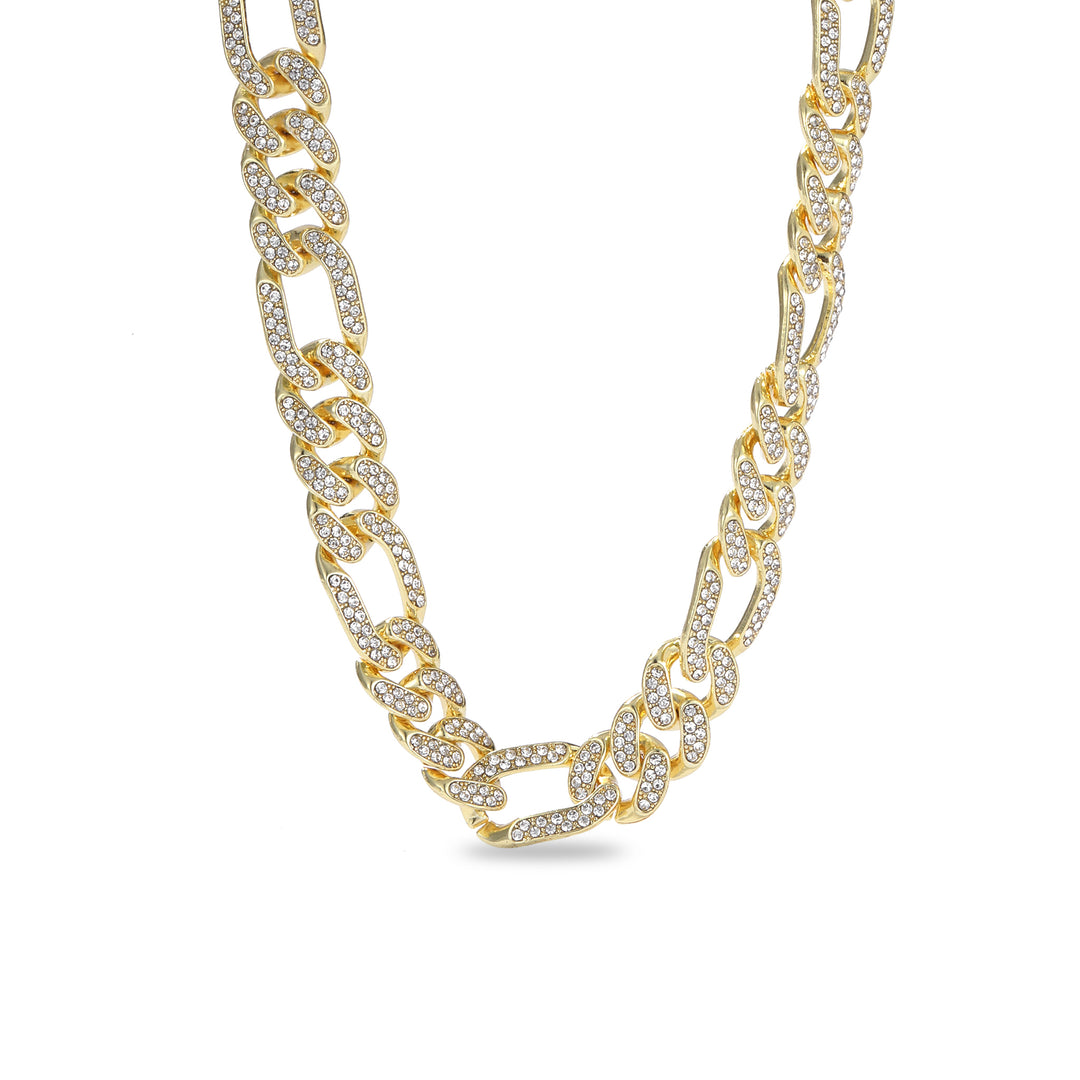 Anarchy Golden Punk Necklace