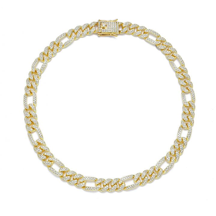 Anarchy Golden Punk Necklace