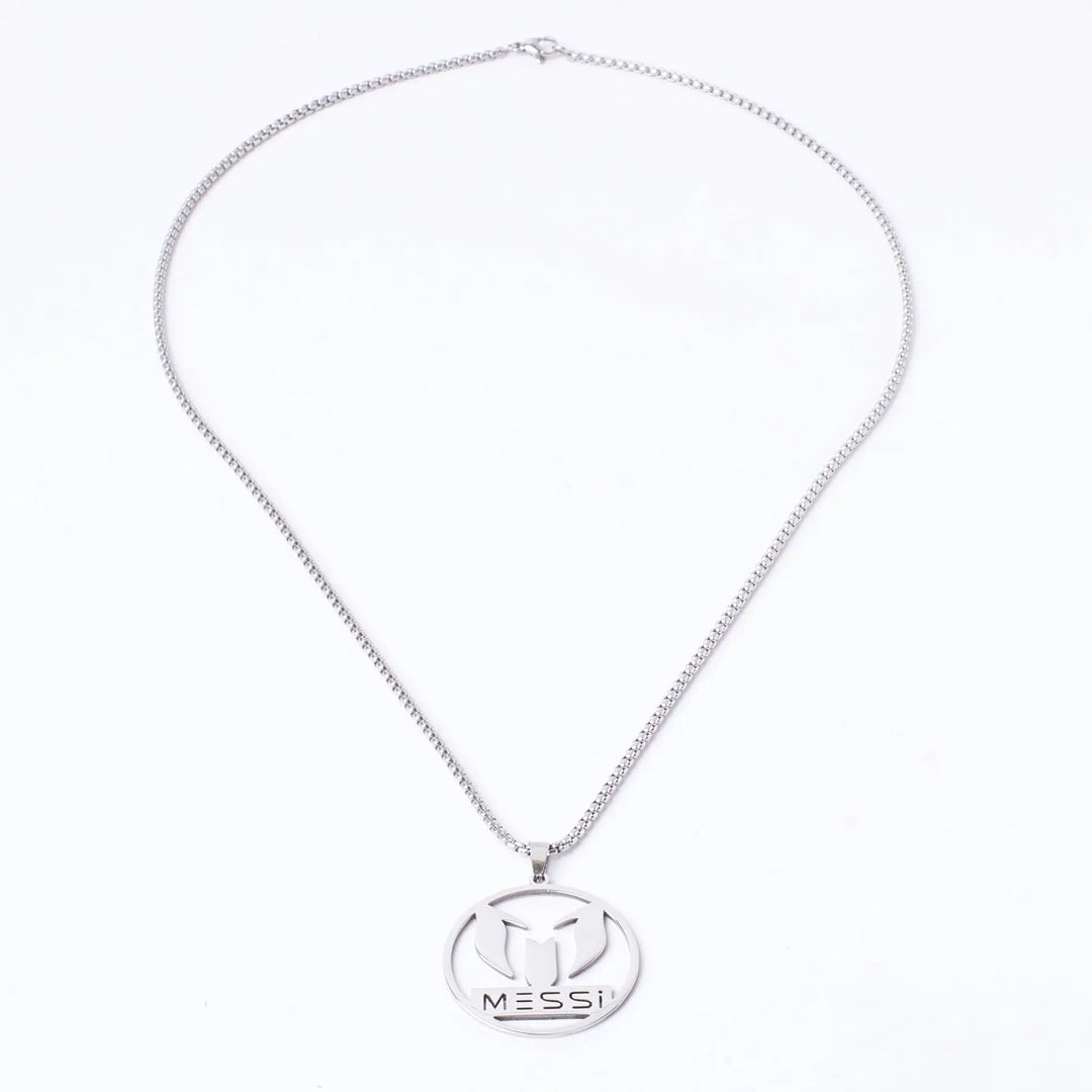 Messi Silver Pendant
