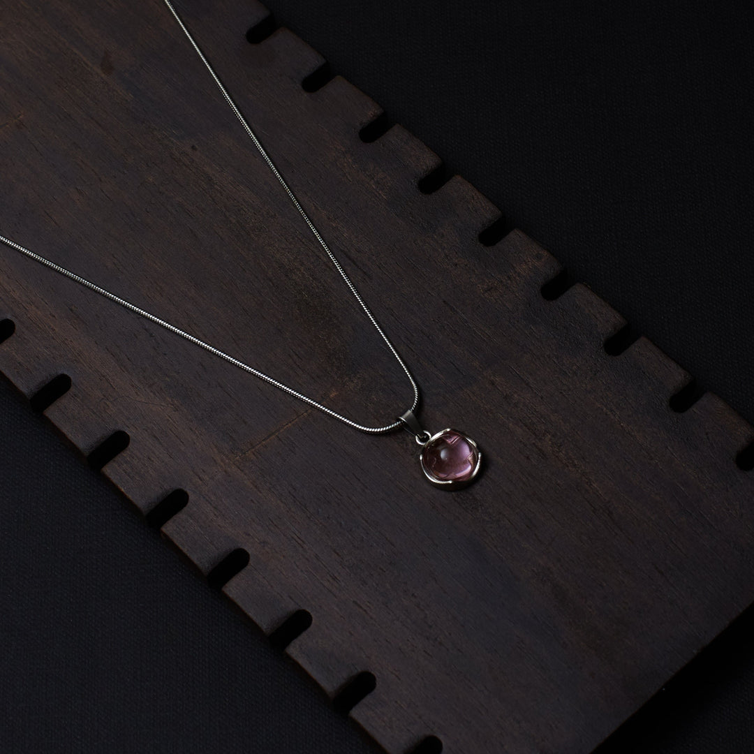 Moon Stone Healing Silver Chain