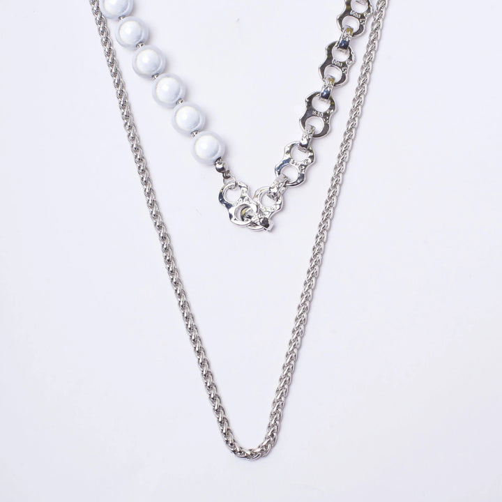 Mystic Moonstone Layered Chain