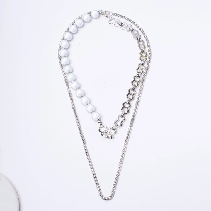 Mystic Moonstone Layered Chain