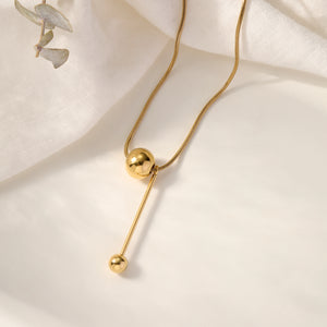 Ball Drop Gold Chain