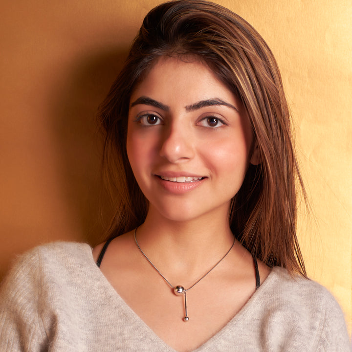 Ball Drop Silver Chain