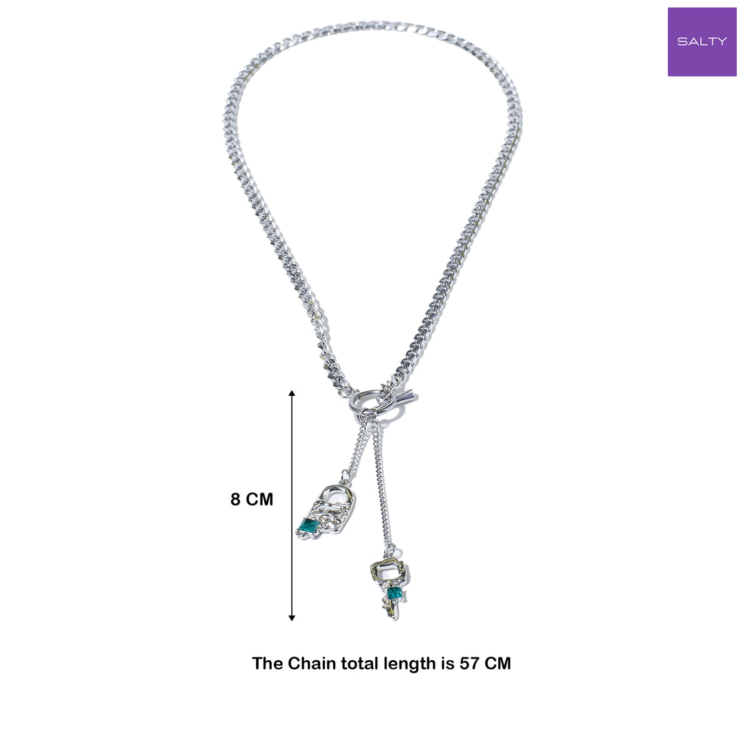 Glamour Toggle Glisten Necklace