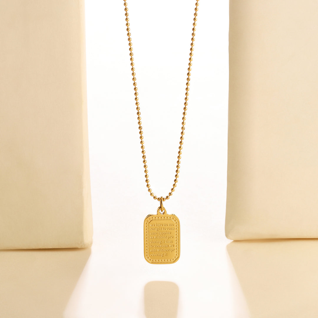 Dark Ombre Gold Necklace - Salty Accessories