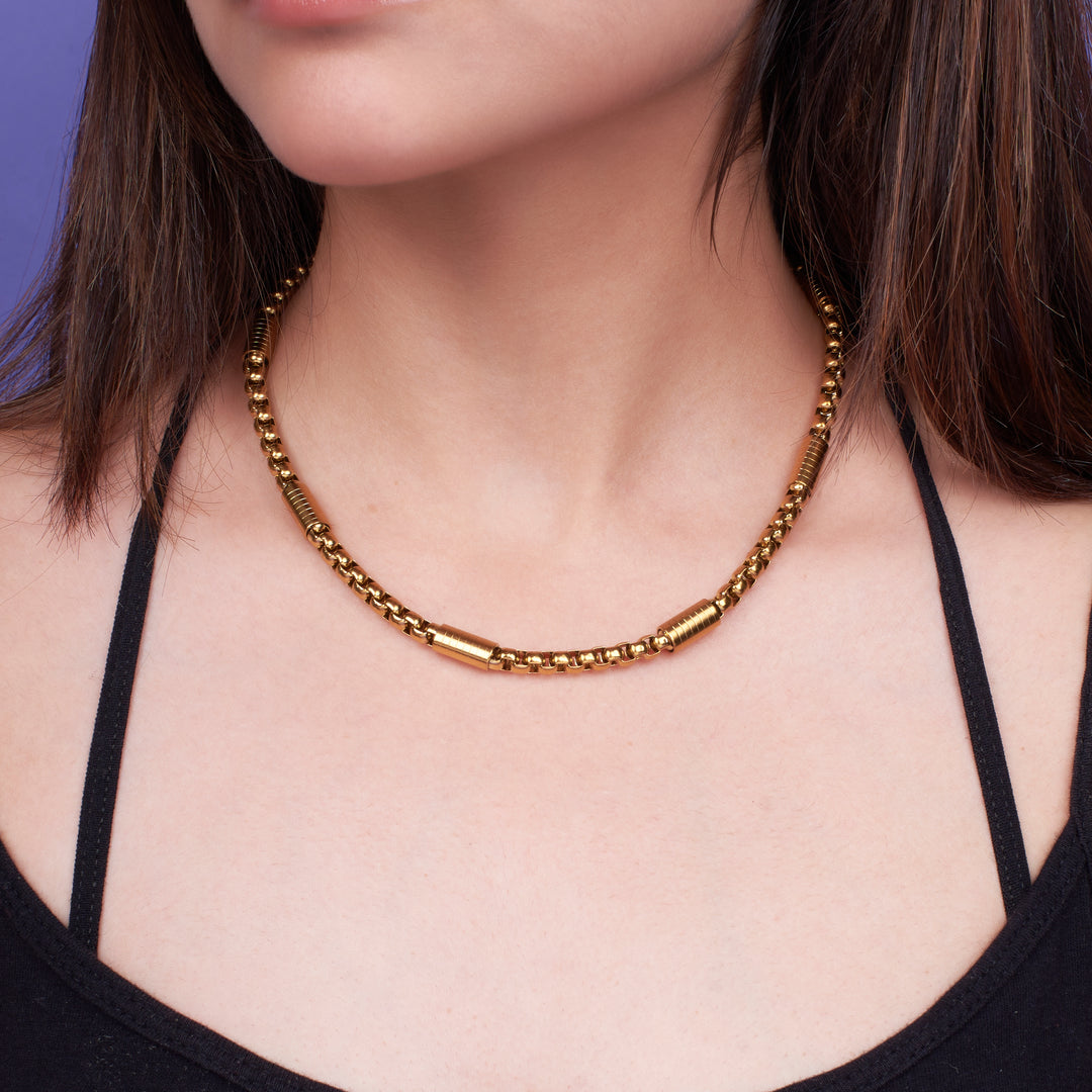 Molten Gold Necklace - Salty Accessories