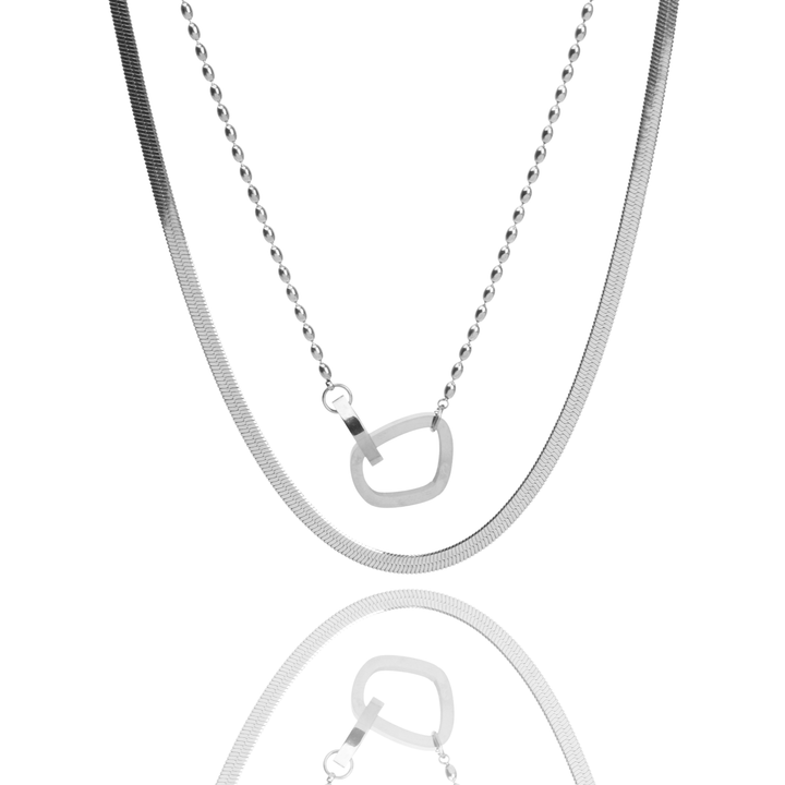 Classic Beauty Silver Necklace - Salty Accessories