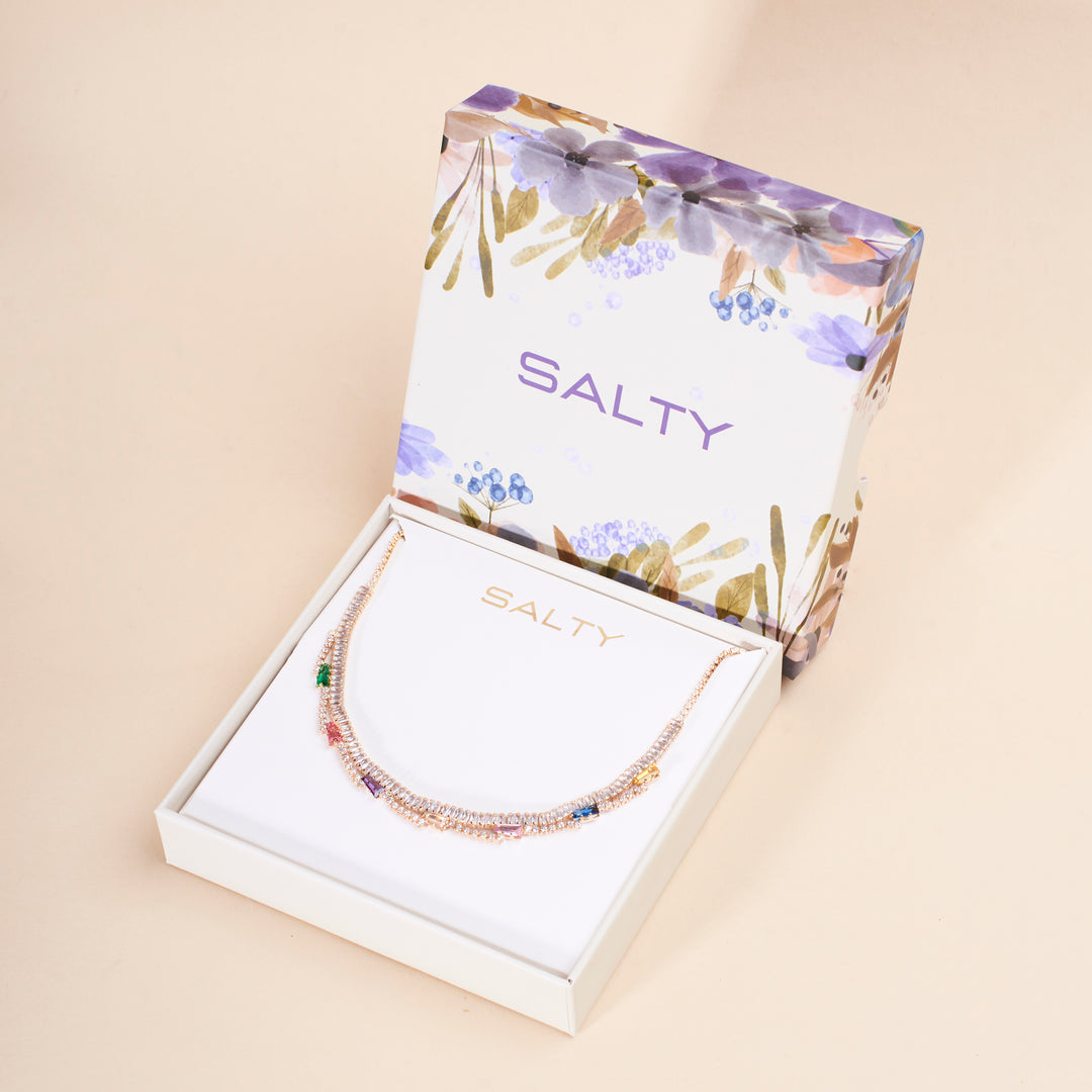 Gleaming Diamond Necklace