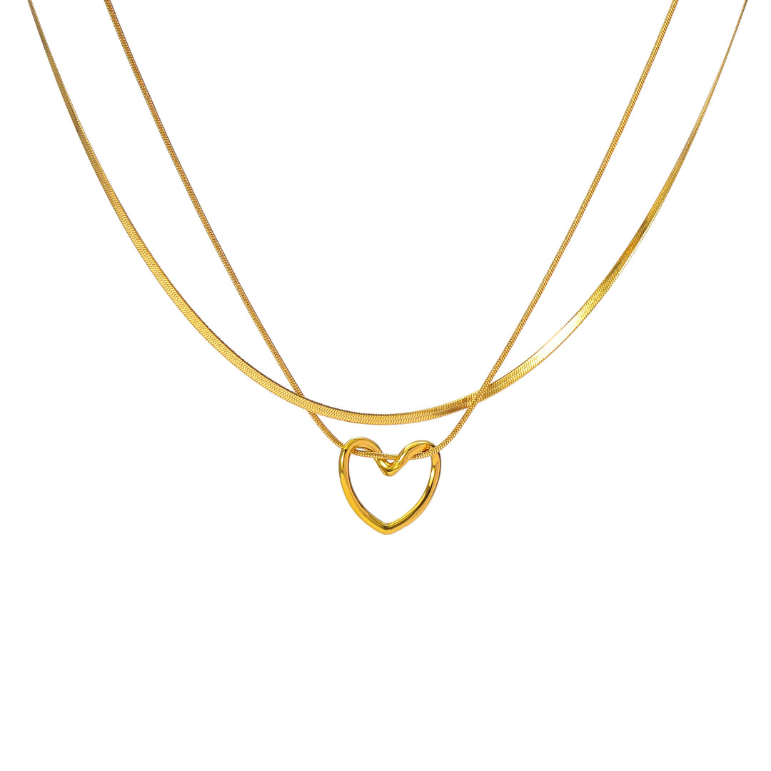 Layers of Love Golden Necklace