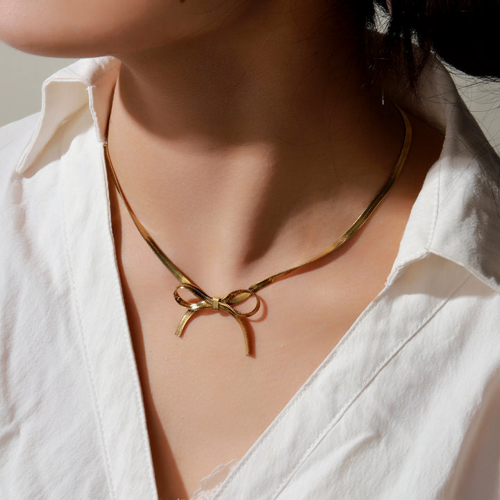 Sweetheart Ribbon Necklace