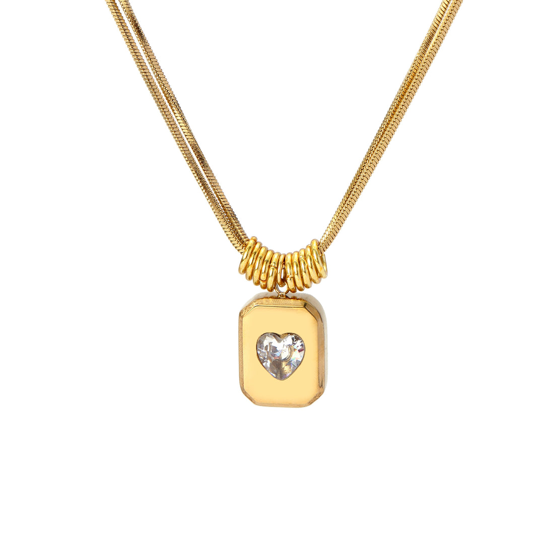 Sweetheart Vintage Gold Necklace