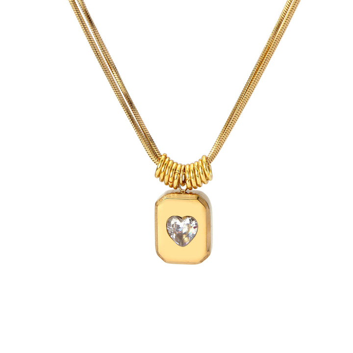 Sweetheart Vintage Gold Necklace