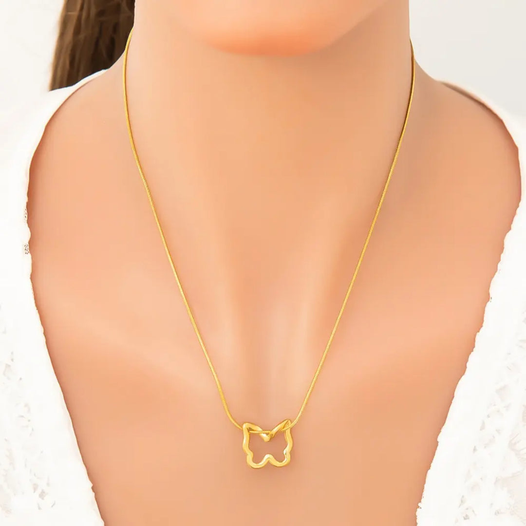 Papillon Golden Necklace