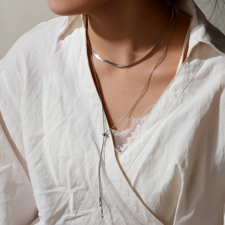 Levitate Silver Necklace