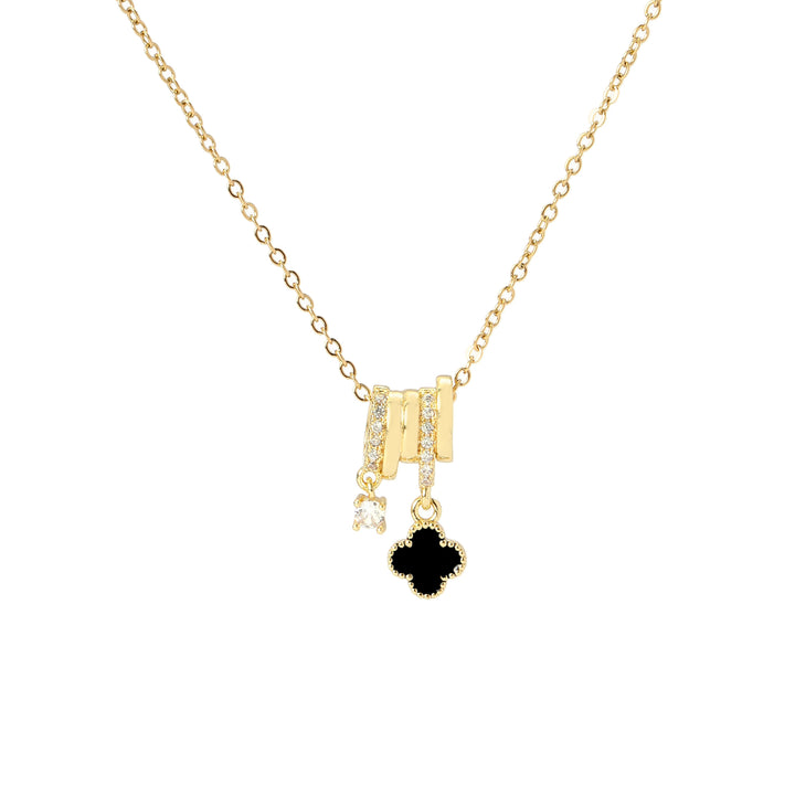 Cloverte Studded Necklace