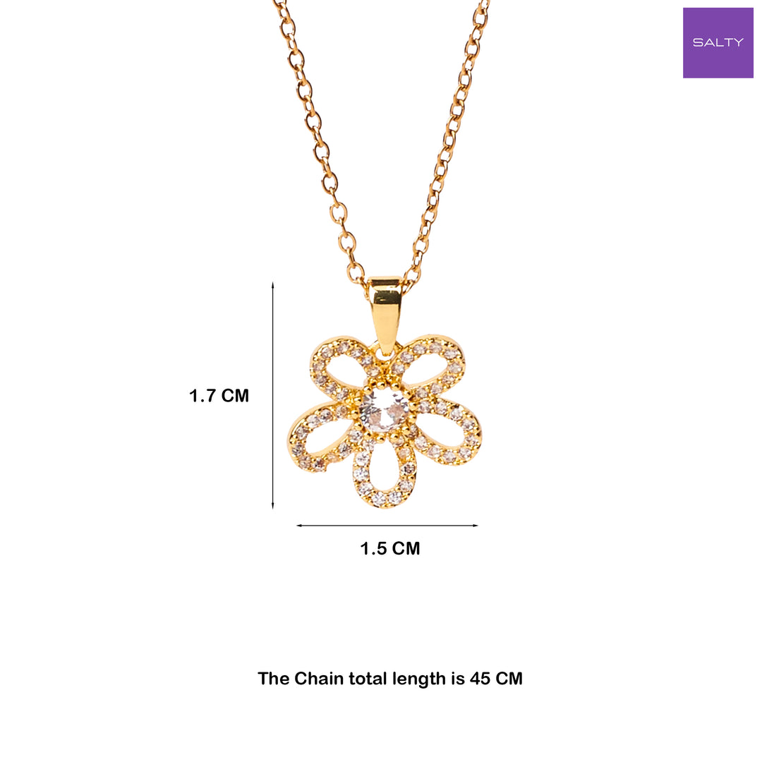 Crystal Blossom Necklace