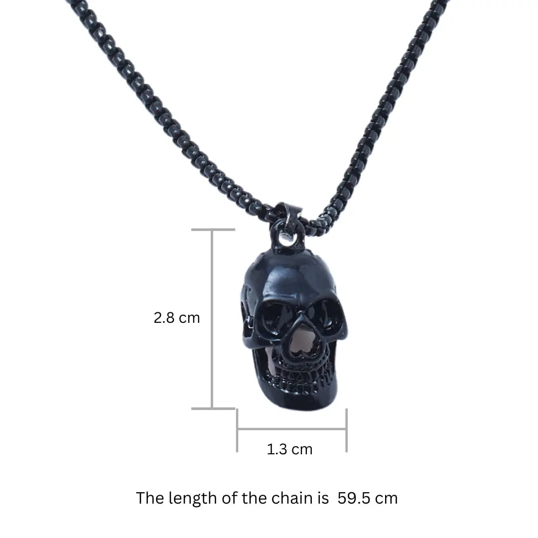 Night King Black Skull Pendant