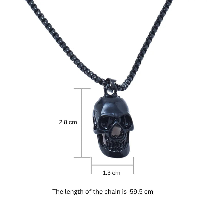 Night King Black Skull Pendant
