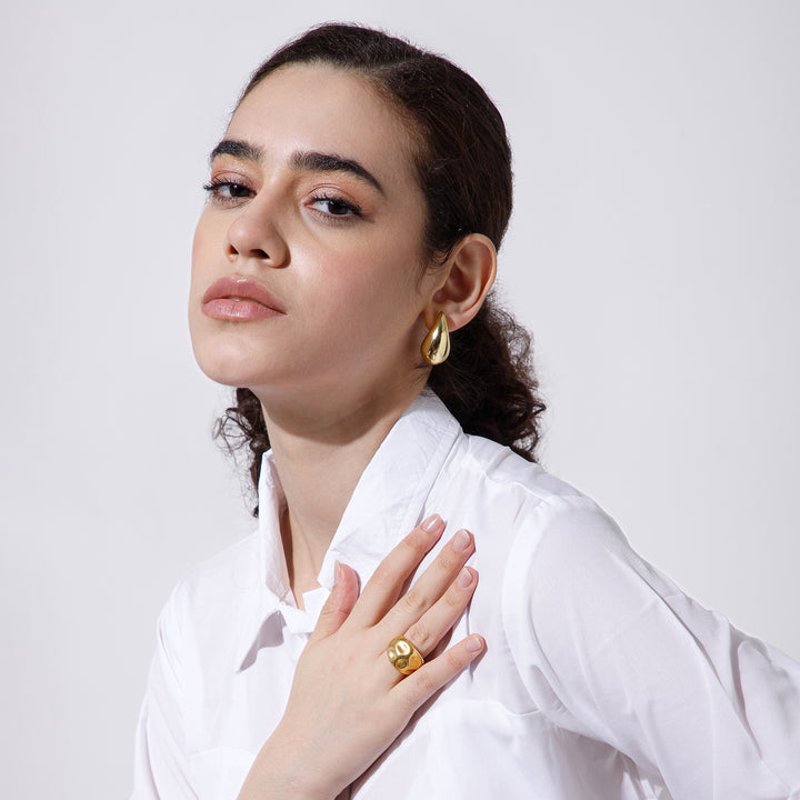 Fierce Allure Ring and  Earrings Combo