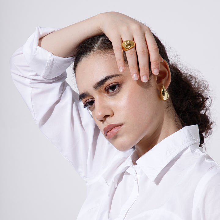 Fierce Allure Ring and  Earrings Combo