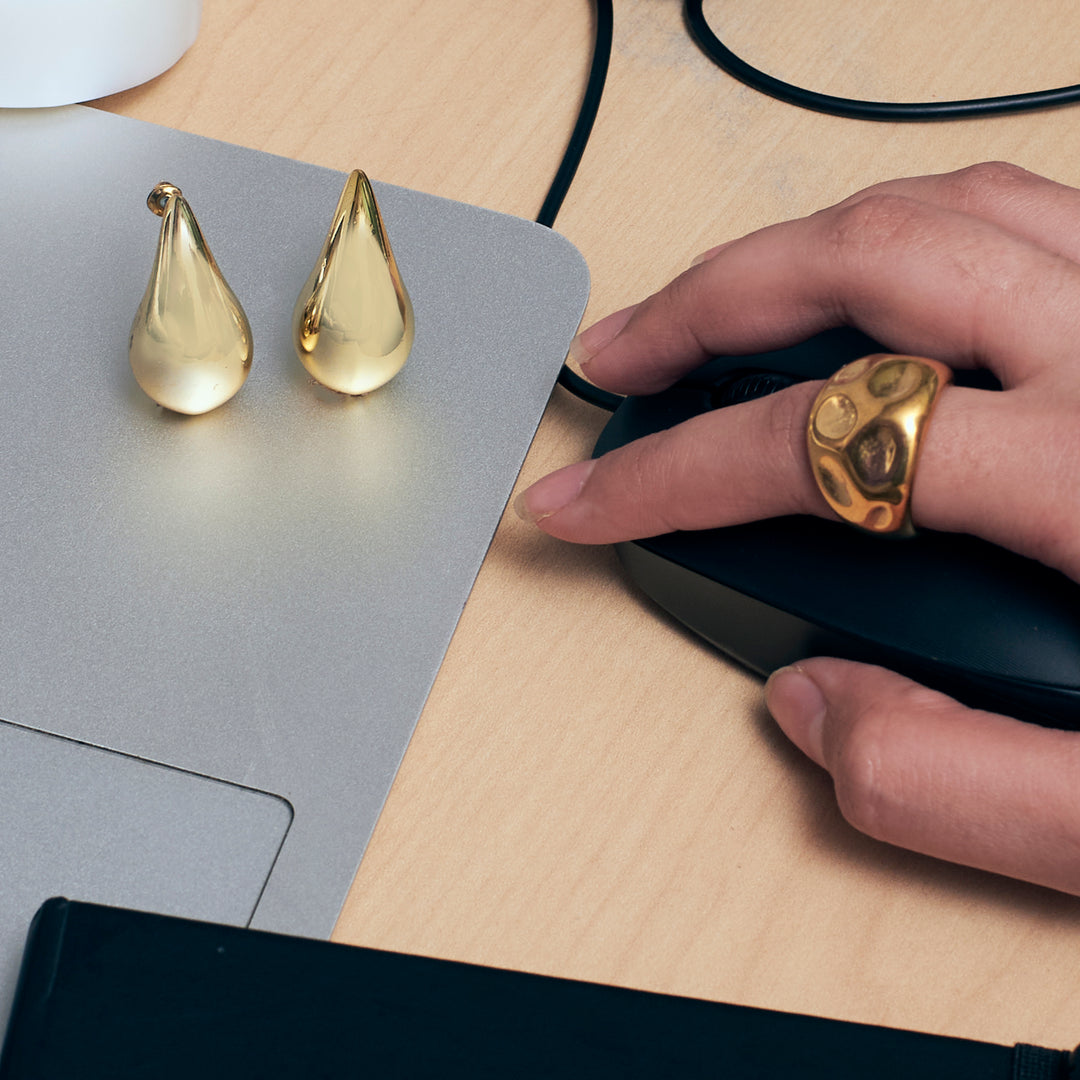 Fierce Allure Ring and  Earrings Combo