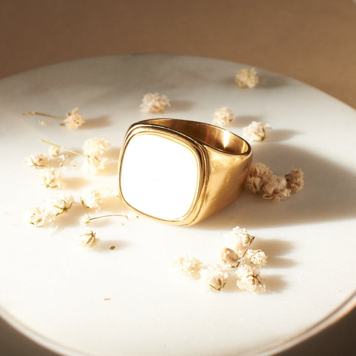 Opulent Odyssey Gold Men's Ring