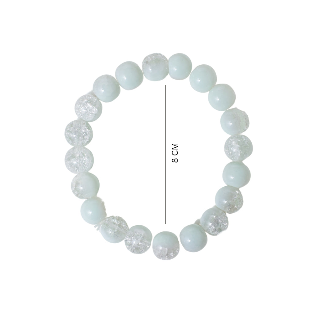 Precious Blue Stone Beaded Bracelet