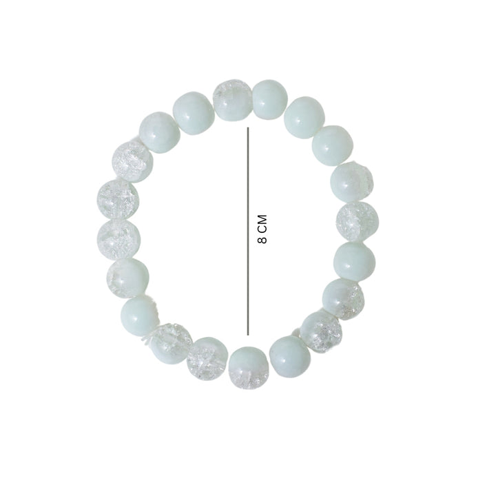 Precious Blue Stone Beaded Bracelet