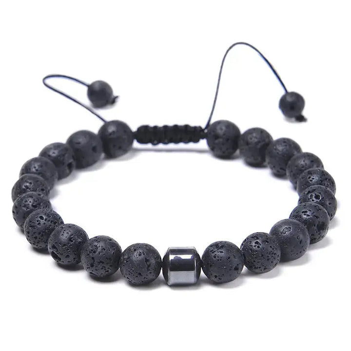 Presidential Beaded Black Bracelet