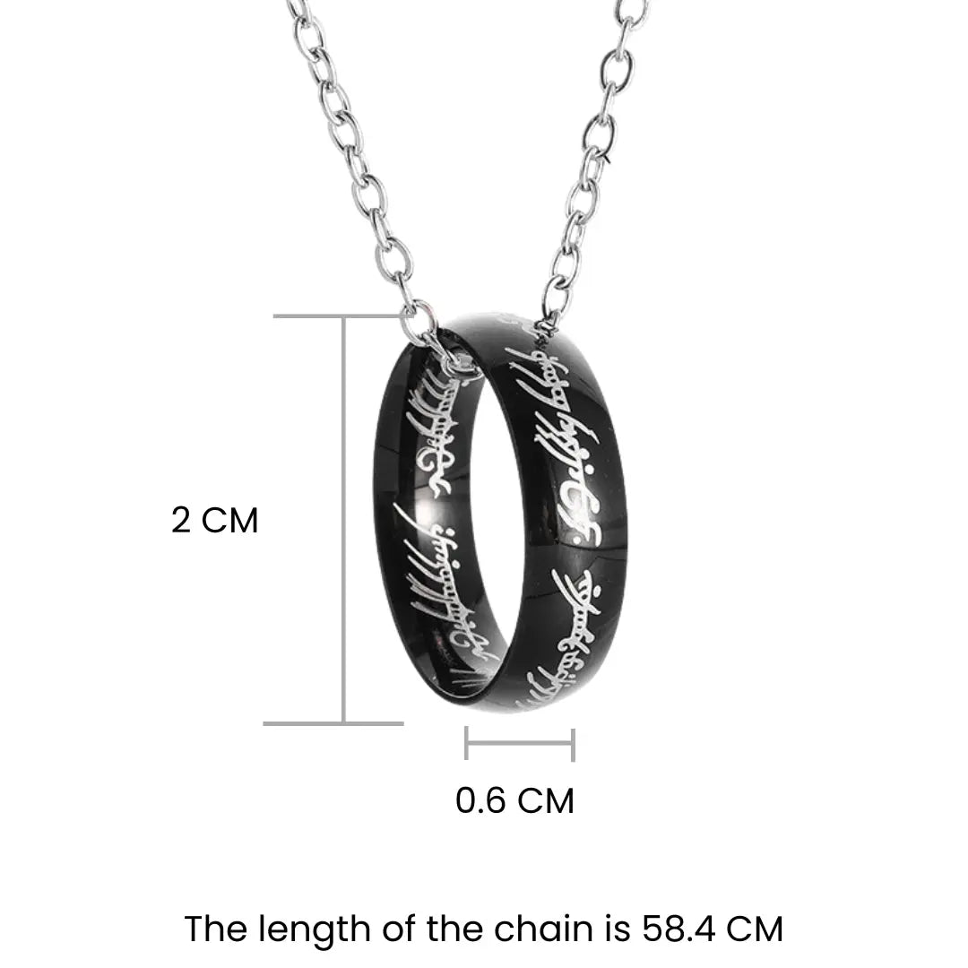 Promise Ring Chain - Black