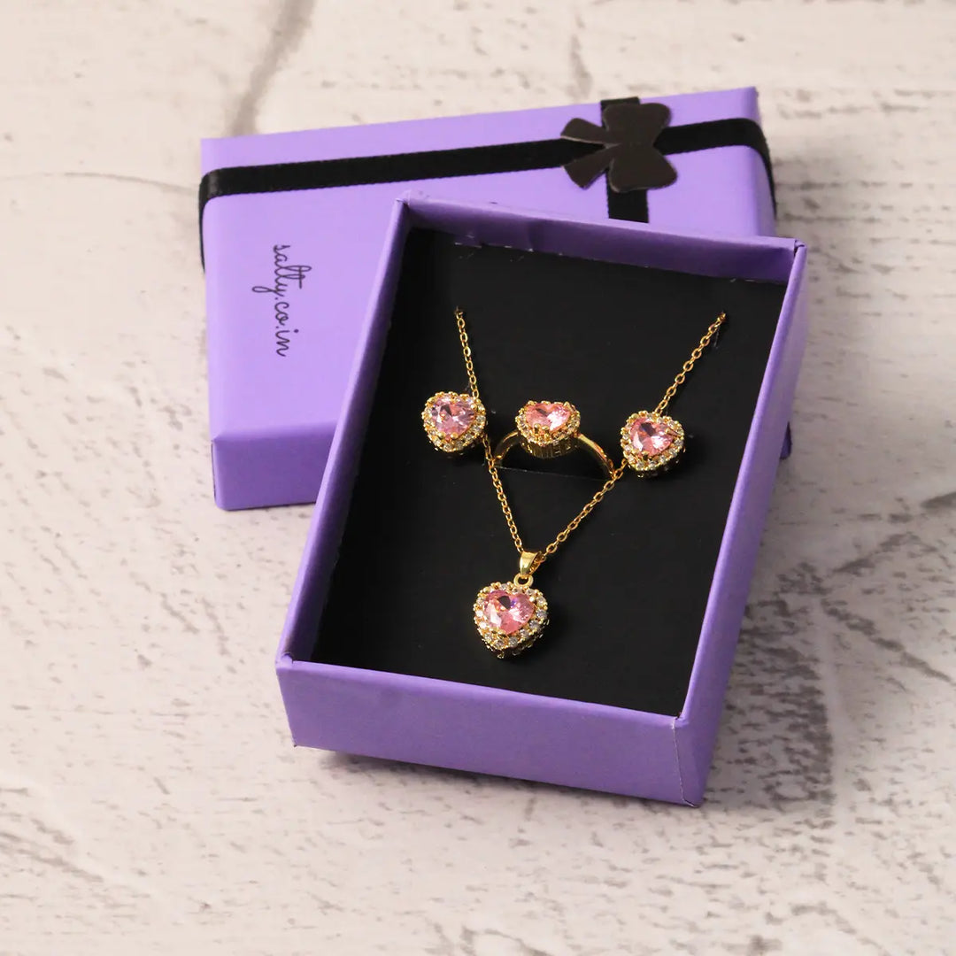 Quartz complete Jewellery Set