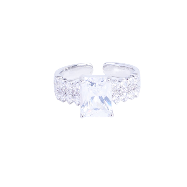 Solitaire Paradise Silver Ring