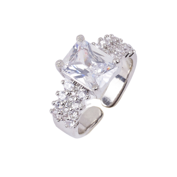 Solitaire Paradise Silver Ring
