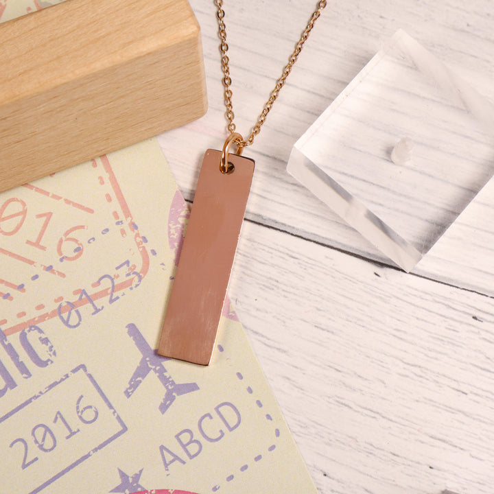 Rose Gold Elegance Necklace Salty