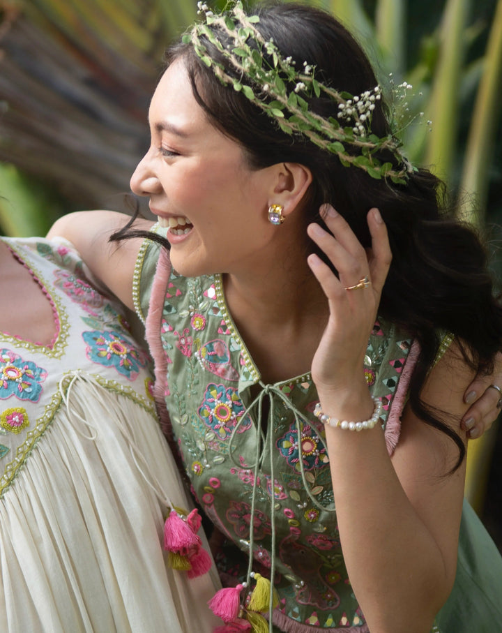 Rosy Love Affair Beaded Band