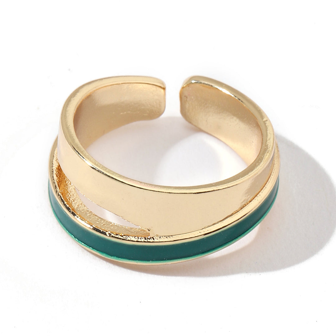 Rumi Enamel Gold Ring