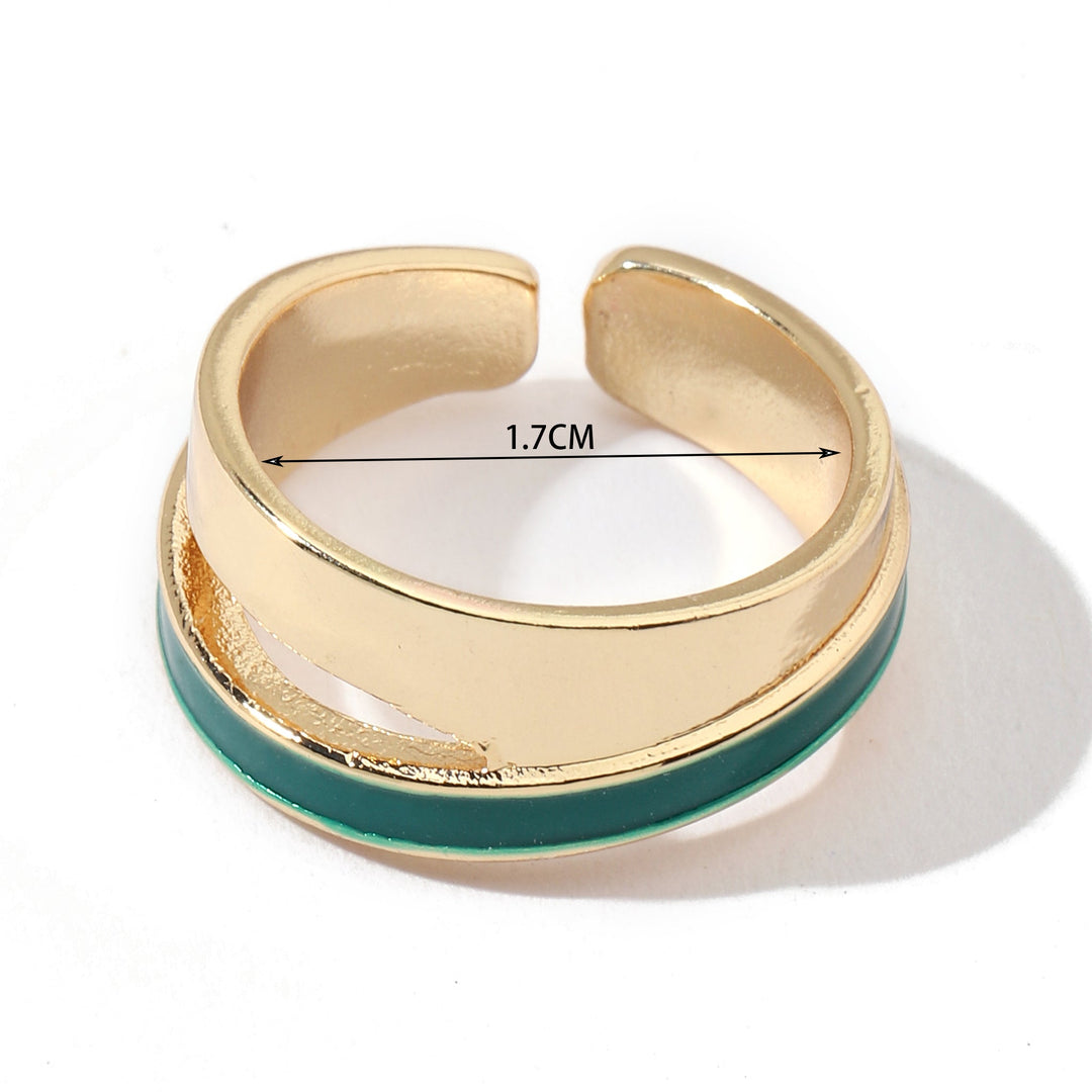 Rumi Enamel Gold Ring