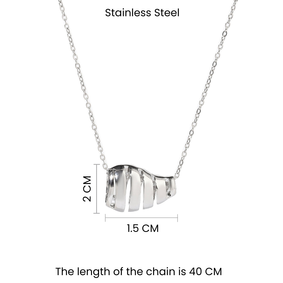Lustrous Silver Necklace - Salty Accessories