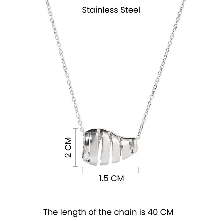 Lustrous Silver Necklace - Salty Accessories