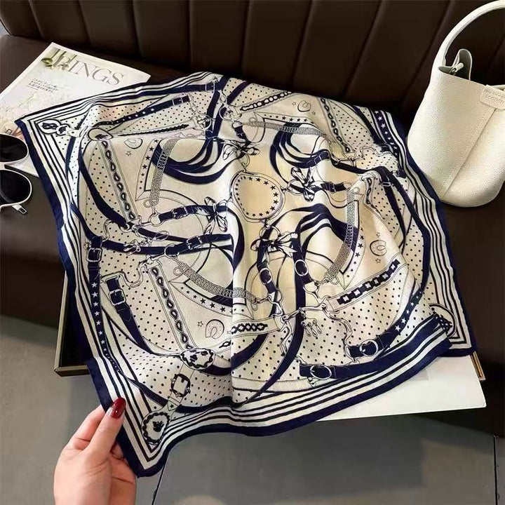 Deep Blue Tube Scarf For Women