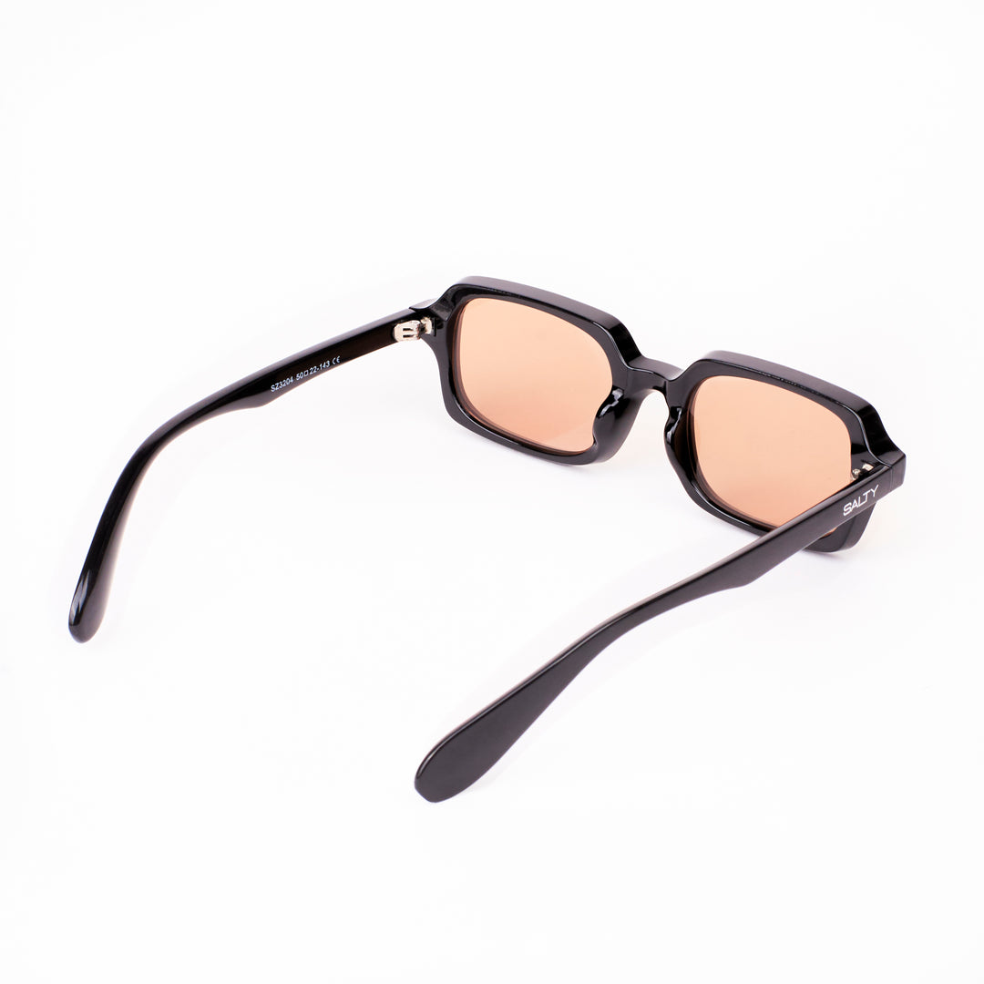 Jade Wink Brown Rectangular Sunglasses