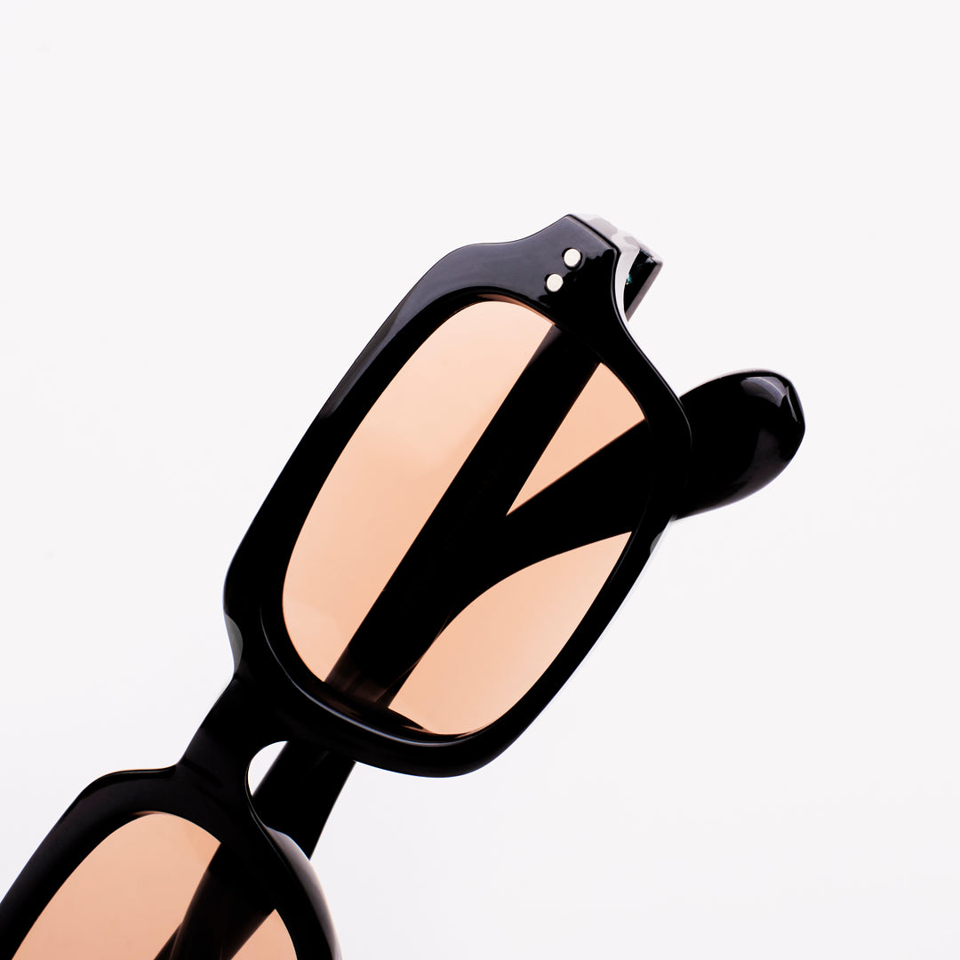 Jade Wink Brown Rectangular Sunglasses