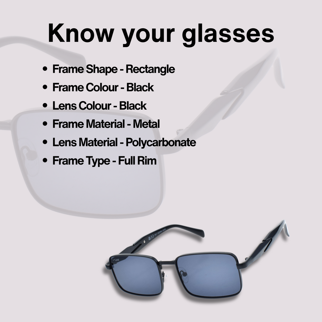 Midnight Square Sunglasses