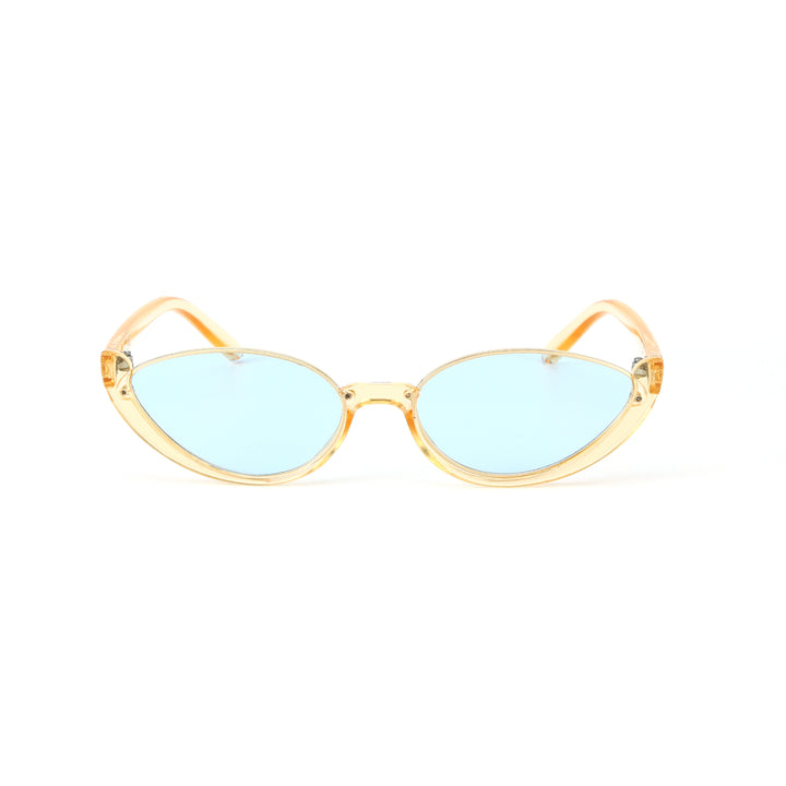 Summer Perfect Cat Eye Blue Tinted Sunglasses