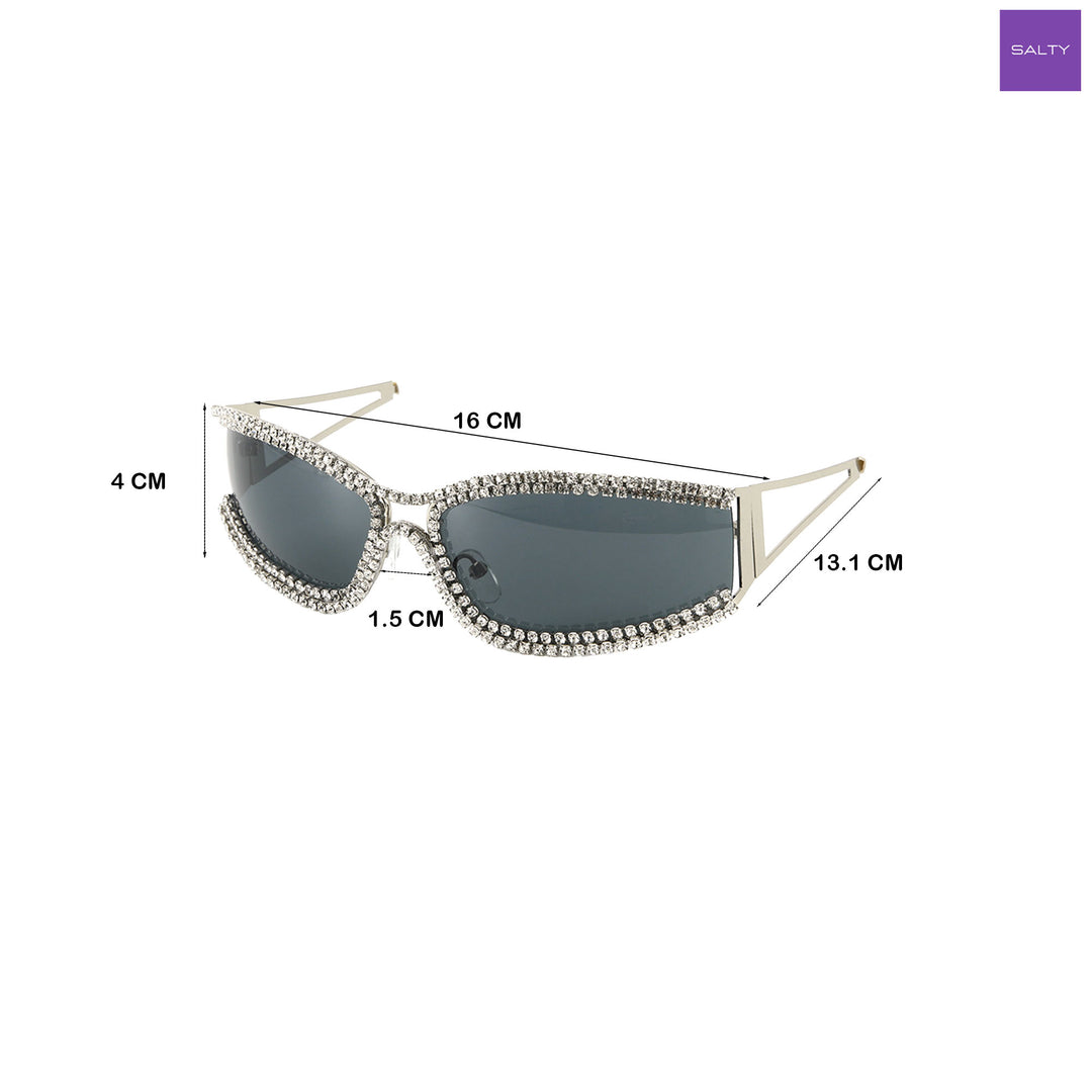 Beyonce Signature Rhinestone Sunglasses