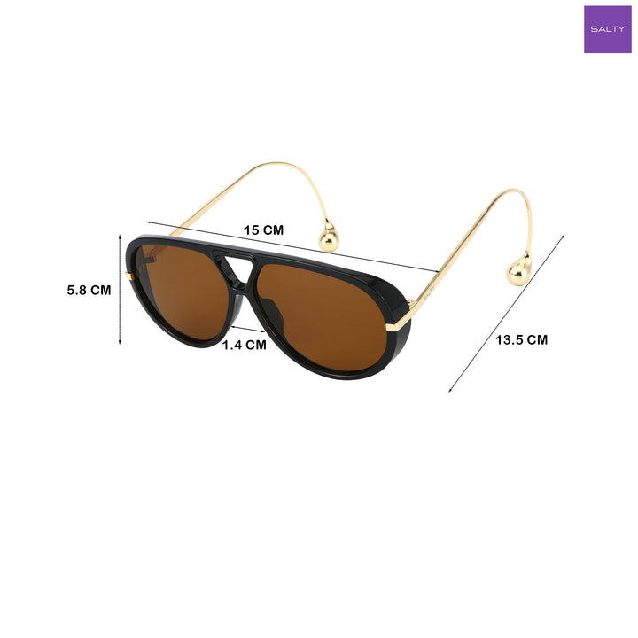 Iconic Luxe Aviator Sunglasses