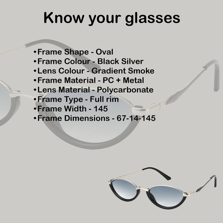 Catnip Gradient UV400 Protection Shades - Black