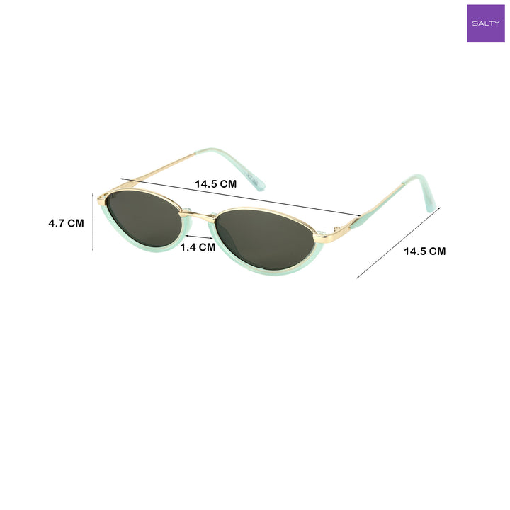 Catnip Gradient UV400 Protection Shades - Green