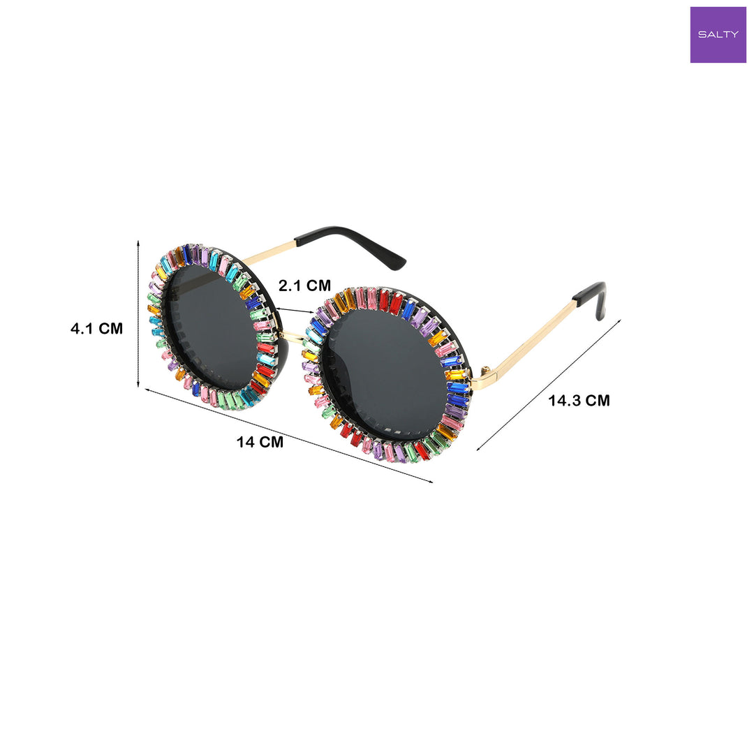 Red Carpet Inspired Rhinestone Designer Party Glasses for Women